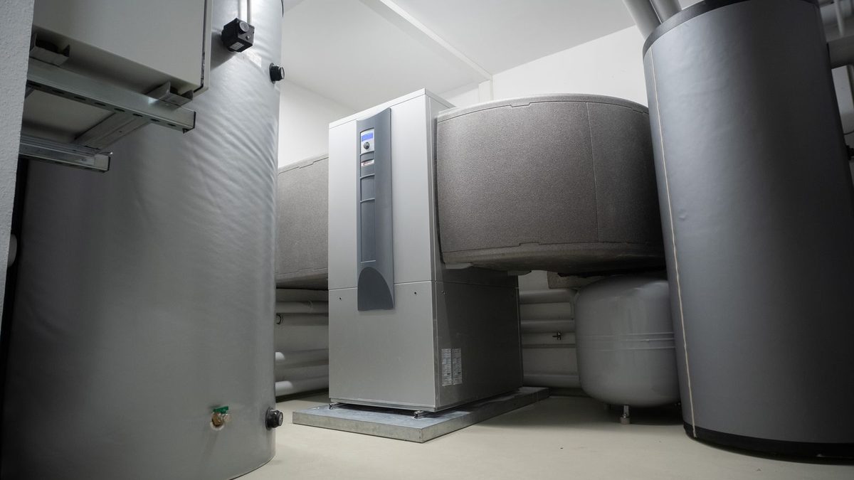 Prix d'une géothermie : pompe à chaleur installée dans une maison